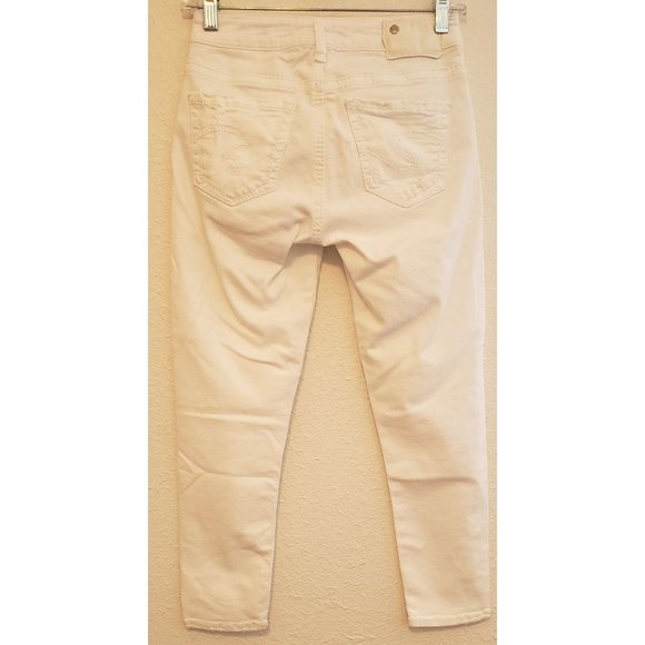 Silver Jean ~ Suki High Capri Super Stretch ~ Size 25 - Picture 3 of 13